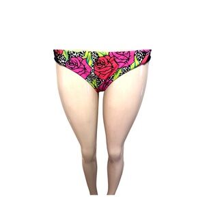 BB Swim Floral Full Bikini Bottom size M